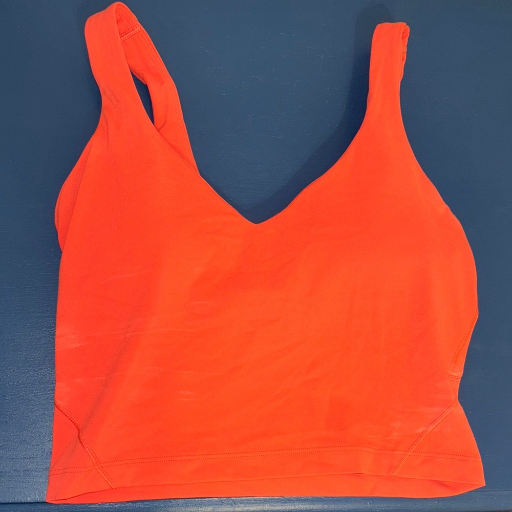 Lululemon Athletica Bold Orange Top
